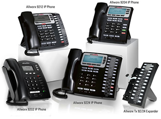 Allworx - A sophisticated system that keeps you connected to customers.  Allworx gives you the luxury of choice in telephone technology. Our systems support both analog and VoIP phones — in any combination. That means you can adapt new technology all at once, or build up gradually. Either way, you have entered into the world of effortless communication.  
