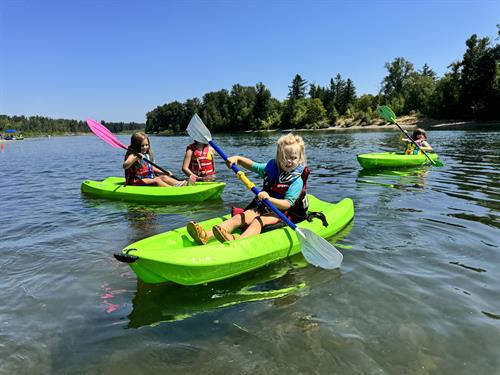 Kids Learn to Kayak Event, by Oregon Kayak Tours LLC