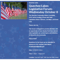Quechee Lakes Legislative Forum