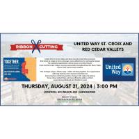 2024 Ribbon Cutting - United Way St. Croix and Red Cedar Valleys