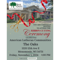 2024 Ribbon Cutting - American Lutheran Homes (The Oaks)