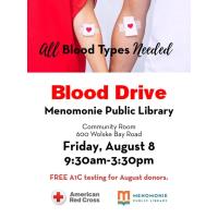 Blood Drive - Menomonie Library
