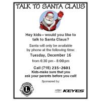Talk to Santa Claus