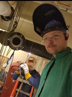 CVTC welding instructor passes passion on to son