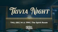Trivia Night in the Spirit Room