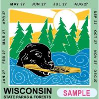 Designed to the Max: UW-Stout studio art major wins Wisconsin State Park sticker design contest