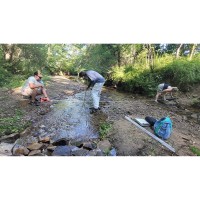 Creek restoration, data center viewpoints, sustainability researched by LAKES REU students