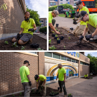 Student’s sustainable ideas take root through native plantings on UW-Stout Polytechnic campus