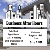 2026 Business After Hours - August at Hyatt House