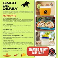 Cinco De Derby Weekend at Satire Brewing Company