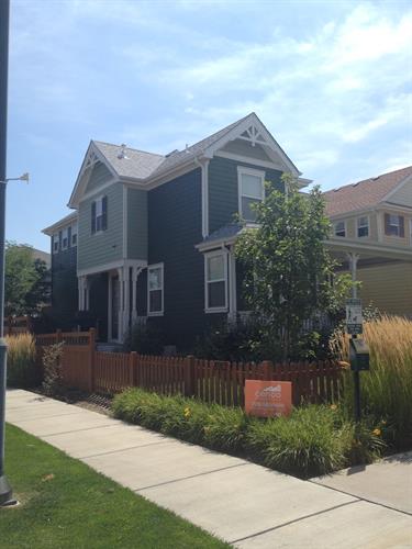 Completed roofing project.