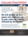 Colorado Flood Relief at Mountain High Appliance