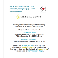 Kendra Scott December Fundraising Event - Mid Cities Care Corps
