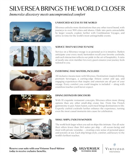 Silversea is among the leading cruise lines you should consider and reasons why.