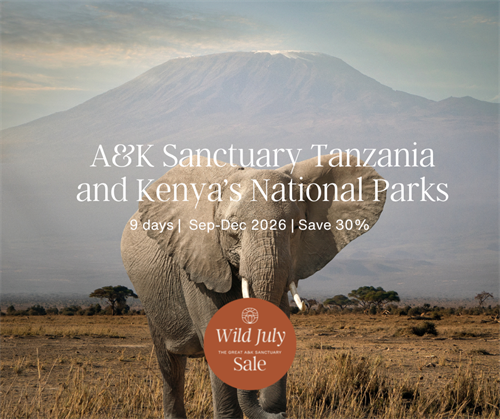 The A&K “Wild Sale” is on Now through July 22 - Saving up to 40% off.