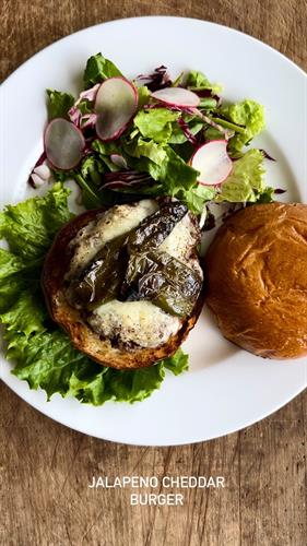 Jalapeno Cheddar Burger