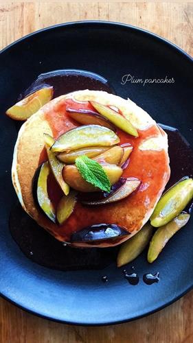 Plum Pancakes