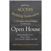 ACCESS Ribbon Cutting/ Open House