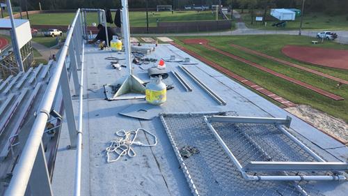 Re-Roof , Torch down Roofing , Press box - Troup,Texas
