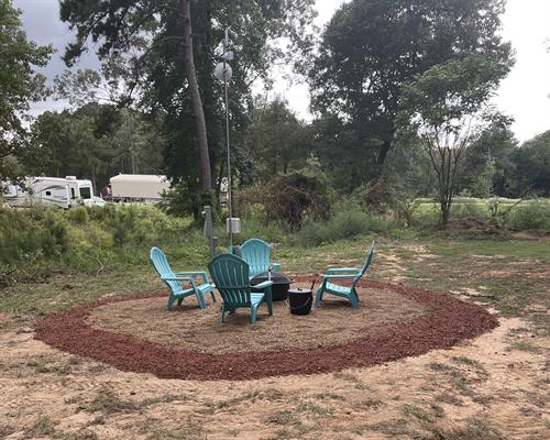 firepit by day