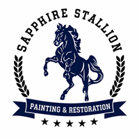 Sapphire Stallion Painting