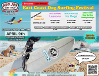 11th Annual East Coast Dog Surfing Festival Presented by Ron Jon Surf Shop