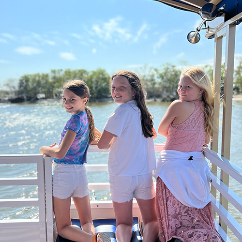 Keep an eye out for for Dolphins, Manatees, Birds, Gators and More!
