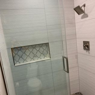 Bathroom Glass, Tile and Grout