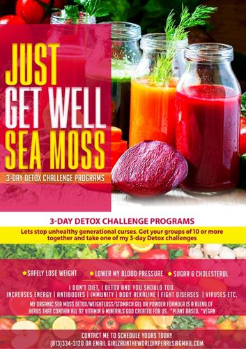 Get your family, friends, coworkers, or neighbors together and let's detox for better health.