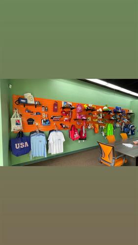 Thousands of promotional products you can touch & feel before ordering! Our new conference room to discuss your branding.