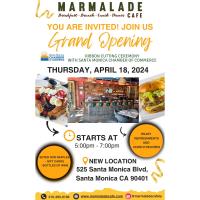 Ribbon Cutting for Marmalade Cafe