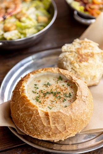 Our world famous Clam Chowder since 1977