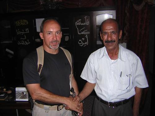 With the Genera in Basra, Iraq 