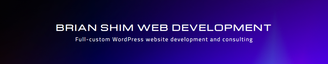 Brian Shim Web Development LLC