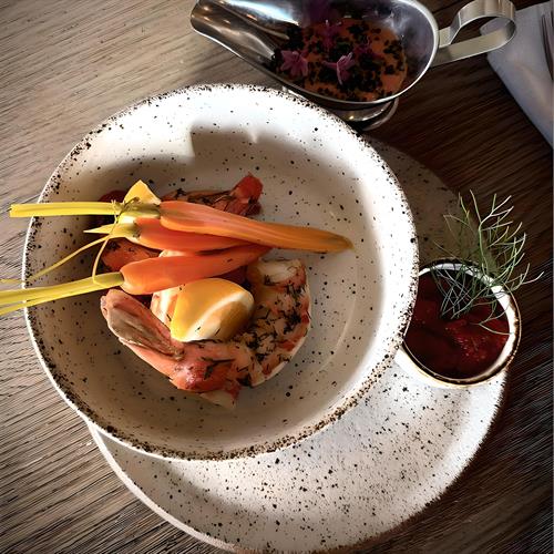  Poached Shrimp cocktail