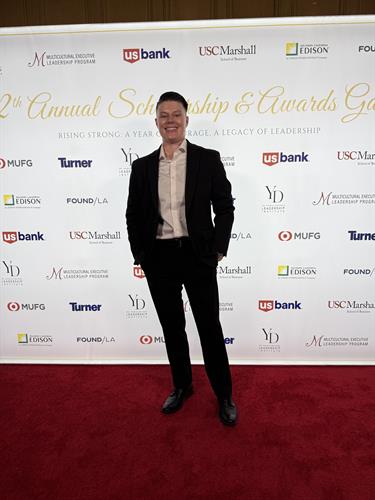 Attending the graduation ceremony gala for a leadership program that I helped facilitate!