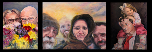 collection of memorial portraits