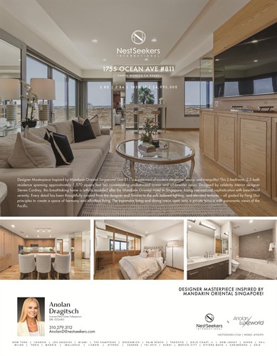 Designer Feng Shui Masterpiece with Direct Ocean Views at The Seychelle