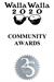 Walla Walla 2020 - "Awards for a Decade"