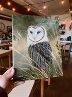 Acrylic Paint Night - Barn Owl Beauty