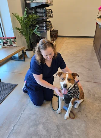 Sarah helping our patients look & feel their best!