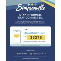 DowntownSVL Project; Subscribe for Text Updates