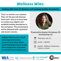 Wellness Wins: Dealing with Toxic Co-Workers and Creating Healthy Boundaries 