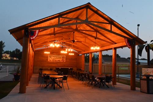 Outdoor Dining Pavilion...seats 50