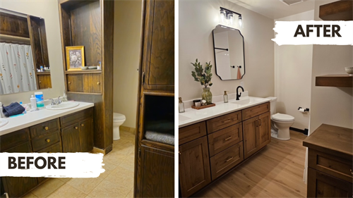 Bathroom Remodel / Work done by Hunter Mondor - Precision Construction Solutions LLC