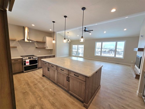 New Build - Kitchen / Work done by Chris Lessman - Lakes Area Homes Construction LLC