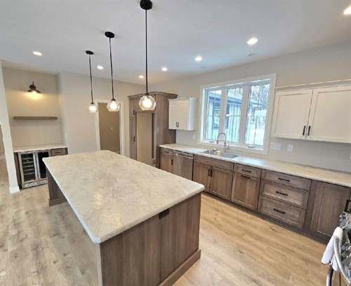 New Build - Kitchen / Work done by Chris Lessman - Lakes Area Homes Construction LLC