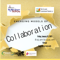January 15, 2021:  In the Know for NPO's: Emerging Models of Collaboration