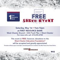 Community Event: Free Shred Event - First Resource Bank 