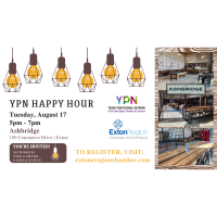 August 17, 2021 - YPN Happy Hour at Ashbridge 